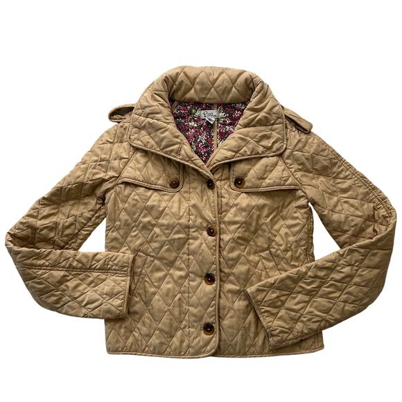 Lilly Pulitzer Jackets & Blazers - Lilly Pulitzer Beige Quilted Jacket Size XS
